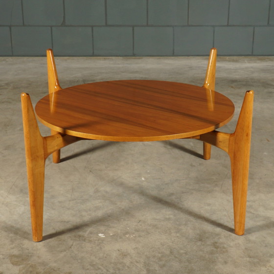 Image 1 of Vintage Walnut Coffee Table - Wilhelm Renz - 1960s
