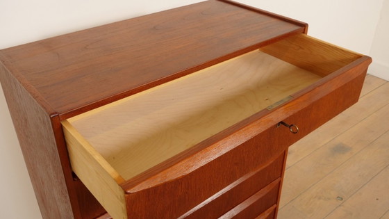 Image 1 of Commode vintage danoise | Teck | 6 tiroirs | 108 cm