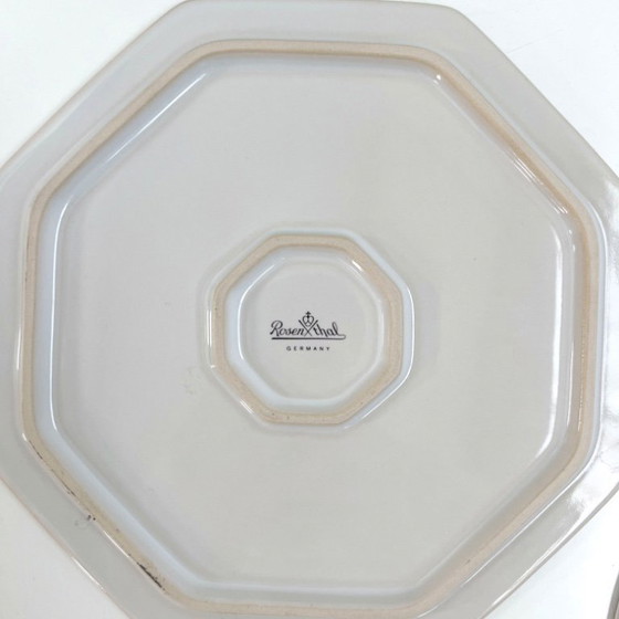 Image 1 of Set aus 8 Tellern Metropol von Barbara Brenner für Rosenthal, 1990er Jahre