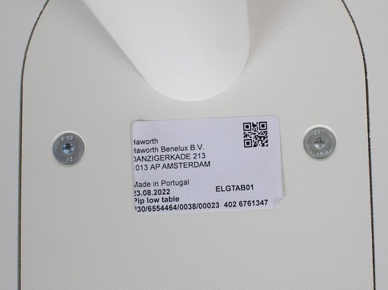 Image 1 of Side table Pip (White) Design Patricia Urquiola for Haworth