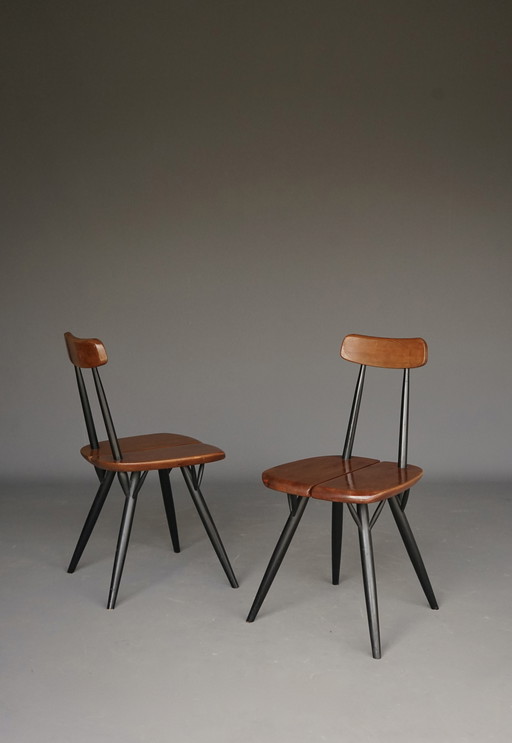 Pirkka Chairs by Ilmari Tapiovaara for Laukaan Puu. 1950s