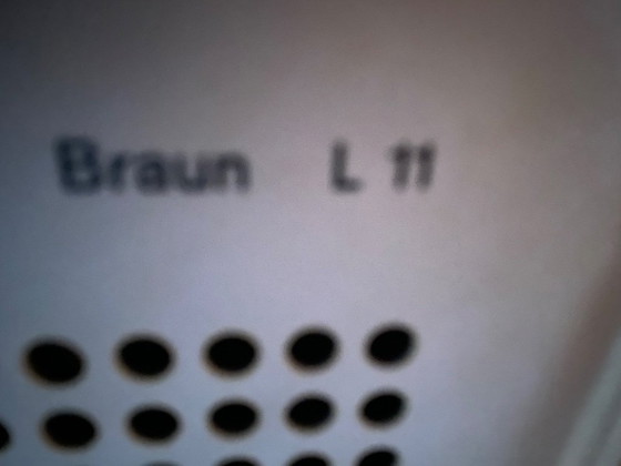 Image 1 of BRAUN ATELIER 11 MUSIC STATION CON 2 ALTOPARLANTI L11