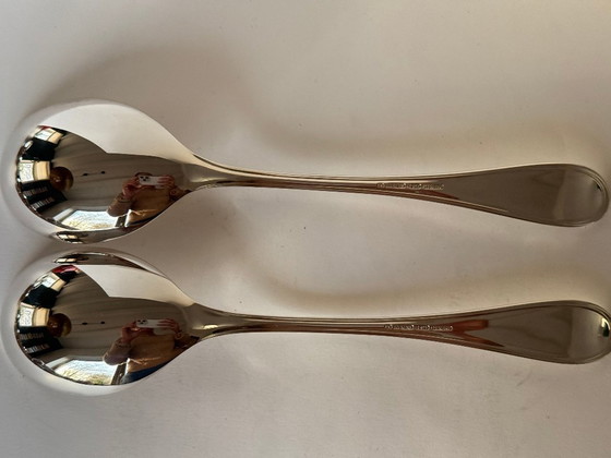 Image 1 of Service de table suédois Faden en argent massif Wilkens, composé de 16 pièces.