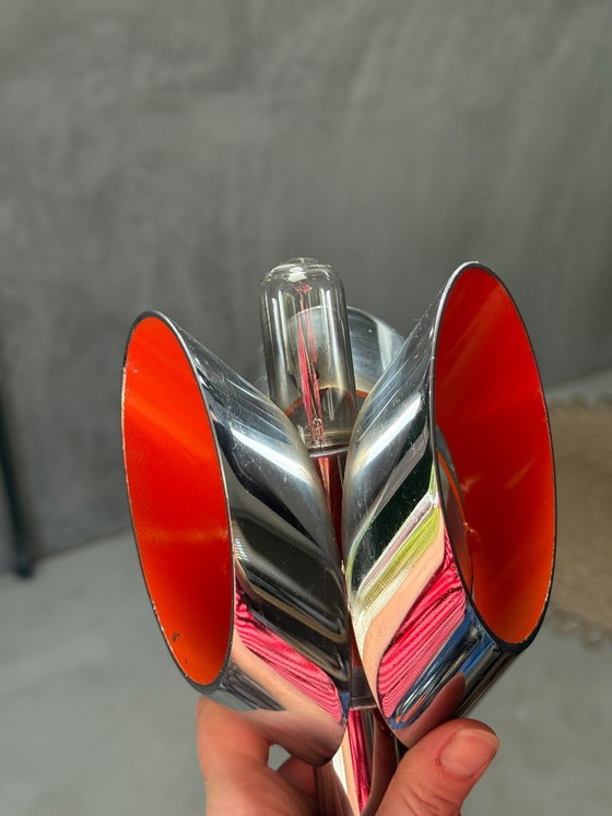 Design vintage - Lampe à suspension RAAK Amsterdam Tulip Cascade – Chrome (photo 6 of 15)