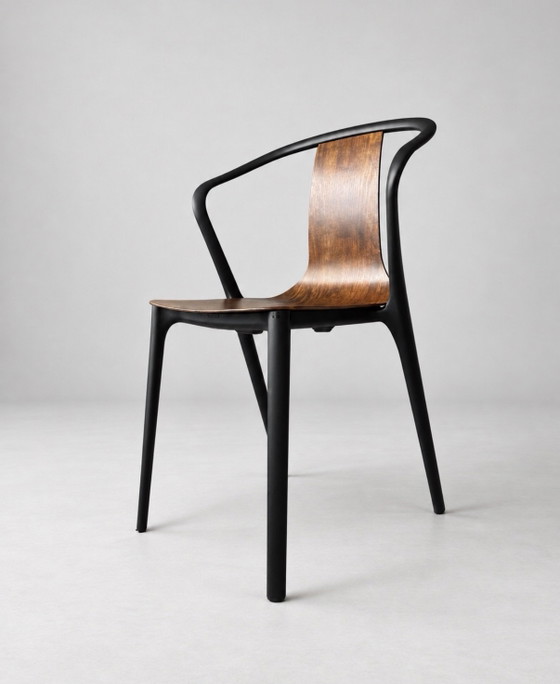 4x sedie di design Vitra Belleville Wood di Bouroullec – Sedie da pranzo, Legno (photo 2 of 15)