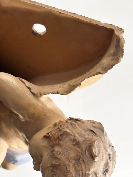 Keramik-Wandregal aus dem 19. Jahrhundert mit Putto und Muschel – Dekorative Objekte, Ceramic (photo 17 of 17)