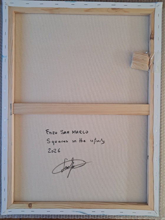 Image 1 of Enzo SAN MARCO - Squares in the infinity - Artist painting