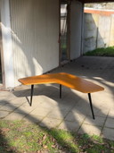 Tavolino da caffè di metà secolo a forma di boomerang