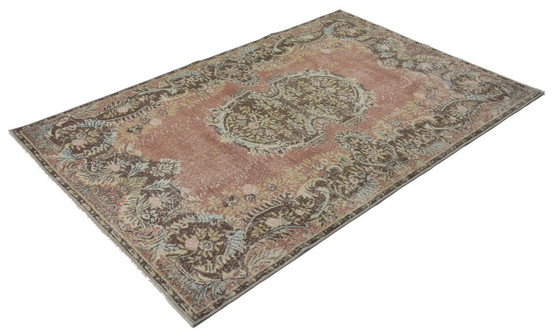 Tappeto turco vintage 270x165 cm – Tappeto in lana annodato a mano, morbido e neutro, con motivo a – Tappeti (photo 8 of 10)