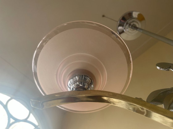 Image 1 of Lámpara colgante Lámpara de techo Lámpara Loros art decó 1940 Francés