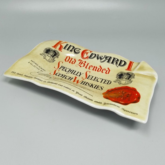Catchall/Vide-Poche in porcellana "KING EDWARD I" di Piero Fornasetti, anni '60. Made in Italy. (photo 3 of 9)