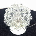 Vintage bubble ceiling light Helena Tynell Glashutte