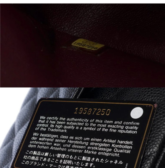 Image 1 of Sac CHANEL Timeless/Classique en Cuir Noir - 103396