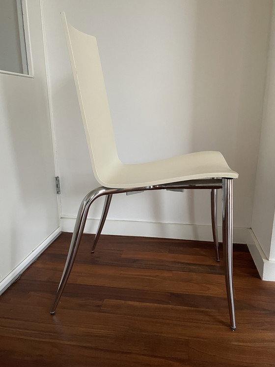 Image 1 of 4 sedie Driade Olly Tango – Philippe Starck – crema – design classico