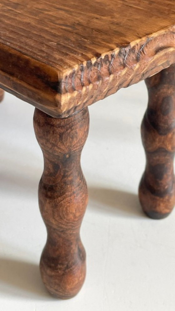 Tabouret Vintage Bois Tourné – Wood (photo 10 of 14)