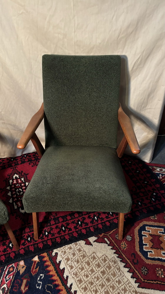 Image 1 of Mid-century Deens design dames en heren fauteuil 