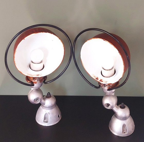 Image 1 of Set of two original Jielde vintage wall lamps. In beautiful condition!