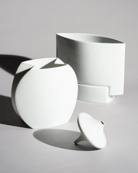 Image 1 of Rosenthal Porcelain Vase Trio Michael Boehm, Jan van der Vaart & Harry + Camilla