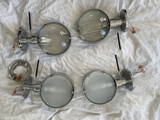 4x Lampada da parete Occhio Verticale parete/soffito