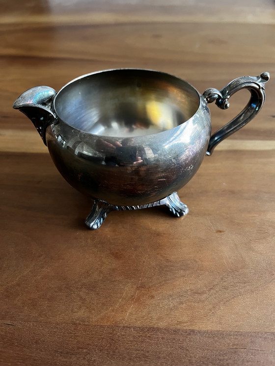 Image 1 of Set da caffè/tè placcato argento, 4 pezzi