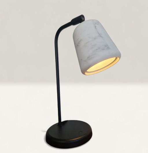 Material New Works Lamp- Design Noergaard & Kechayas- Marble/Steel 