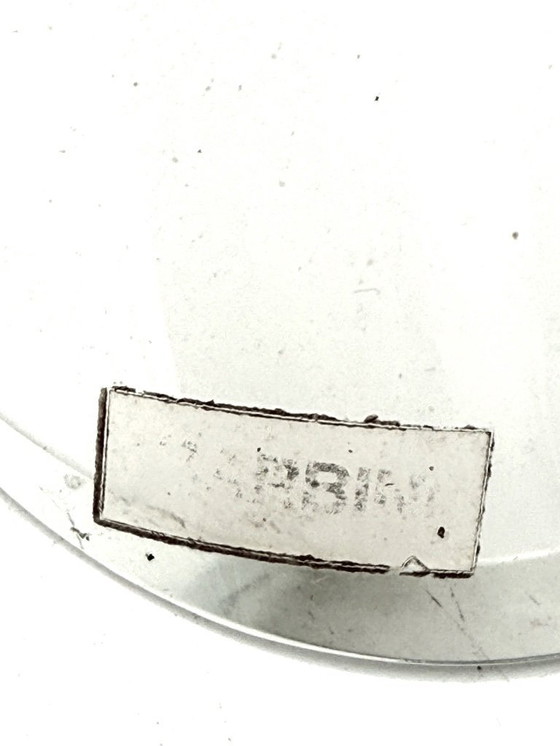 Image 1 of Witte Murano Glas Sculpturale Lamp, Barbini Italië 1970