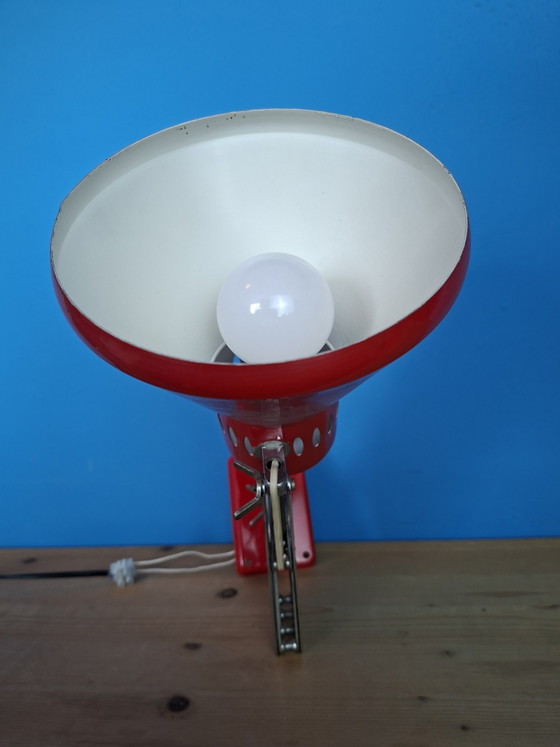 Image 1 of Prachtige rode Spaanse vintage accordeon wandlamp