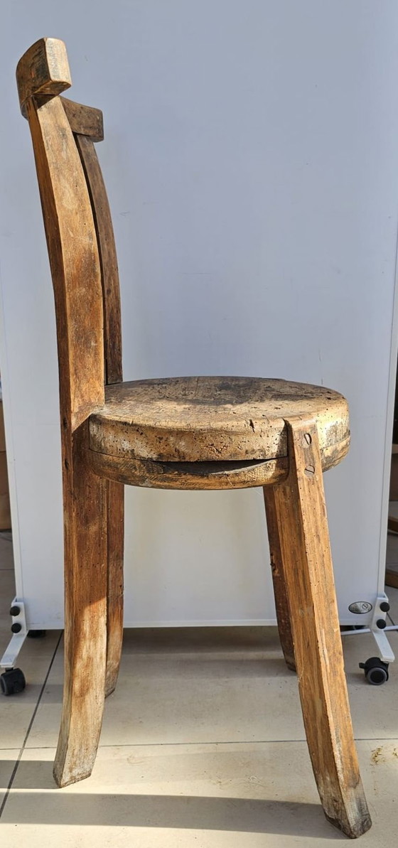 Rustic brutalist wabi sabi chair – Chairs and lounge chairs, Wood (photo 3 of 5)