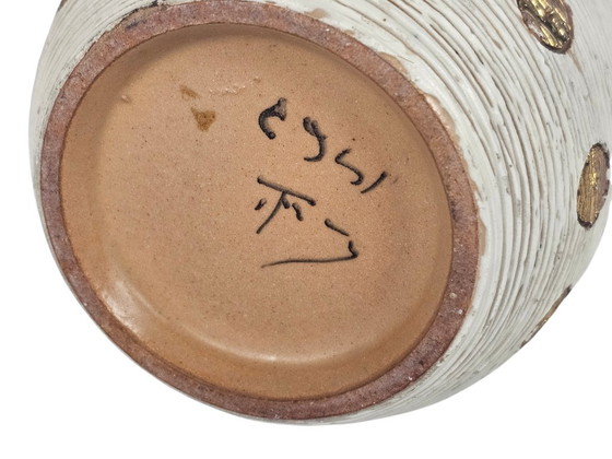 Image 1 of Fratelli Fanciullacci - rétro - italien - vase en faïence - années 70