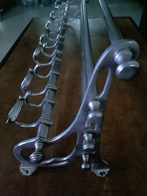 Eichholtz Hudson L coat rack, wall coat rack, train coat rack