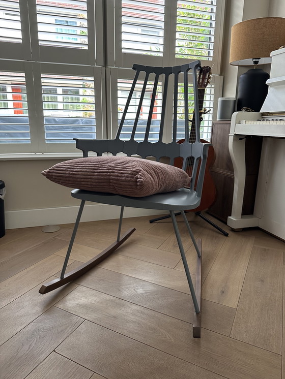 Image 1 of Kartell Comback Stoel Grijs-Blauw