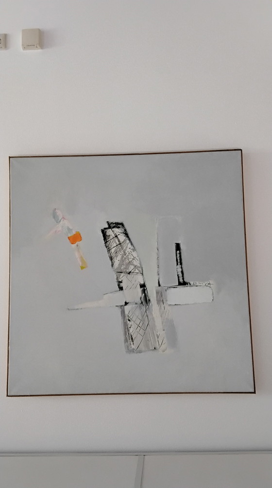 Image 1 of Lampada da poltrona con design stereo vintage e arte astratta