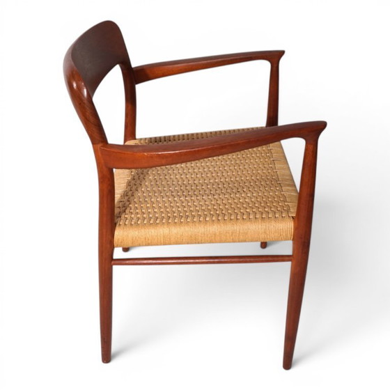 Image 1 of Sedia Møller modello 56 in teak di Niels Otto Møller per J.L. Møllers, 1956