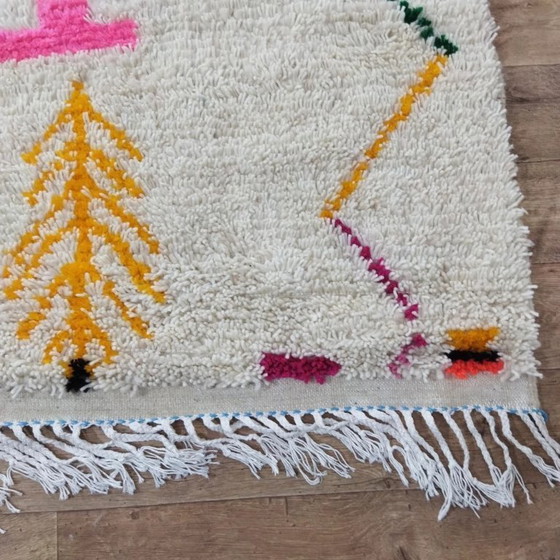 Image 1 of Azilal Wollteppich XXL Bunt – Naturwolle Handgewebt (300×244 cm)