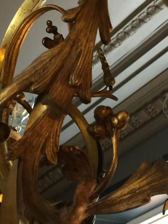 Lámpara de araña de bronce Luis XV, década de 1870 – Lámparas de araña, Bronze, Brass, Barok (photo 13 of 15)