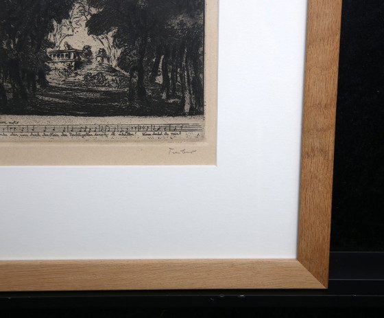 Image 1 of Teuber, Hermann - Andante con moto - Acquaforte - incorniciata - firmata a mano