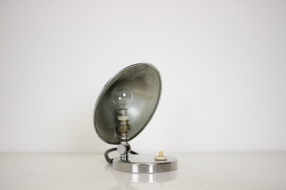 Image 1 of Art Deco Adjustable Chrome Table Lamp By Josef Hurka For Napako, 1930'S