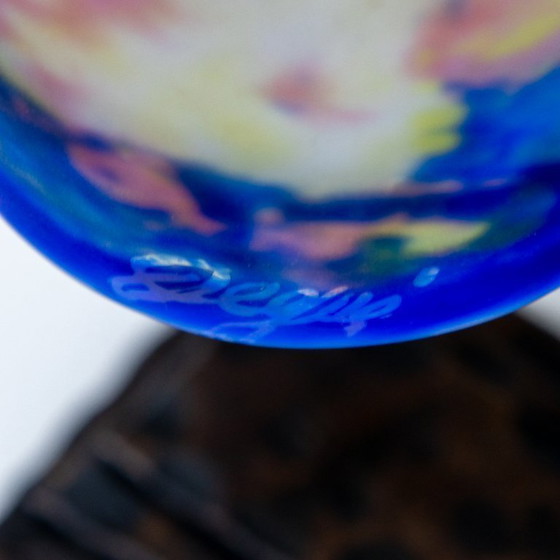 Image 1 of Lámpara de mesa francesa Art Déco Degué