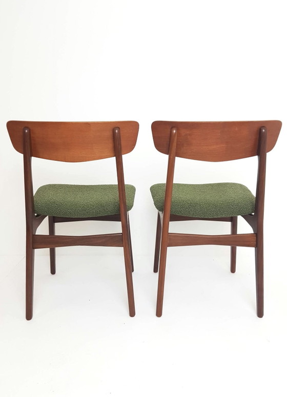 2 sedie da pranzo vintage in teak Schiønning & Elgaard – Legno, Poliestere (photo 6 of 12)