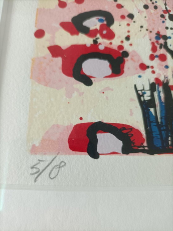 Image 1 of beautiful silkscreen/lithograph signed Van Otterlo 5/8