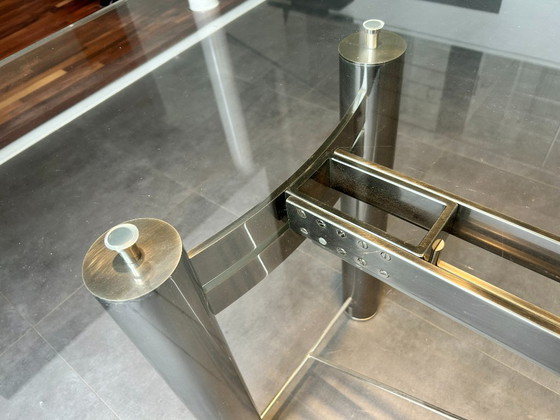 Tavolo da pranzo Belgochrom Antigone – Nero Cromo Spazzolato – 240 cm – Tavoli da pranzo, Metal (photo 6 of 10)