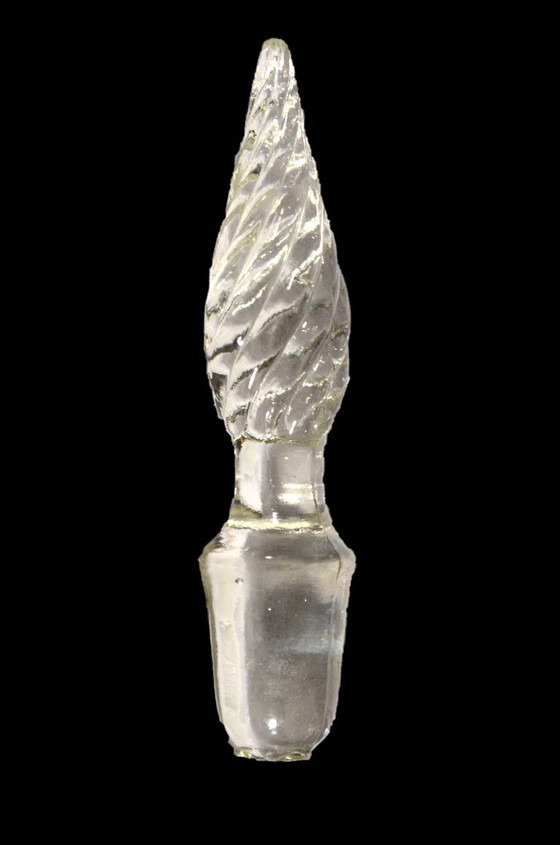 Image 1 of Jarra italiana verde, cristal Artistiche, 12x30cm
