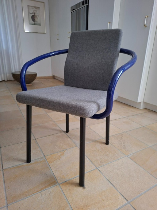 Mandarijnstoel van Ettore Sottsass voor Knoll, 6x