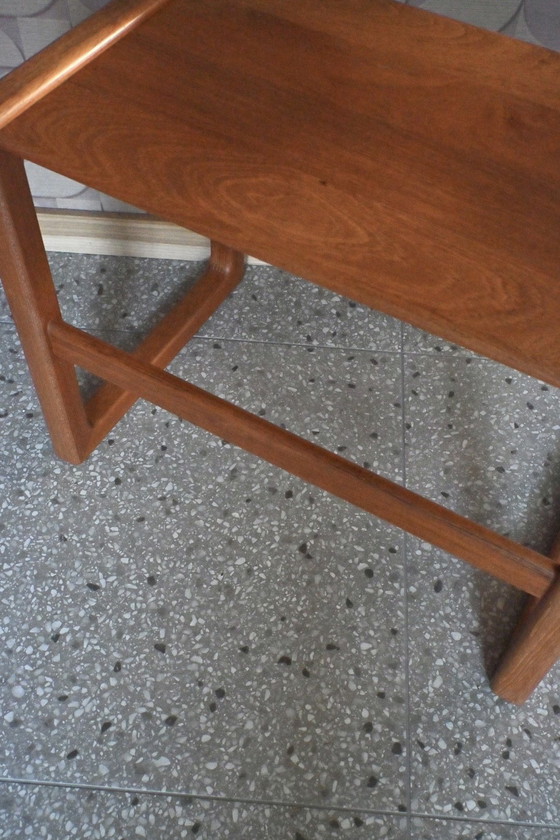 Image 1 of Table d'appoint vintage en chêne massif, design danois