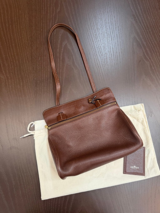 Cuir cognac Delvaux Nuage Marron – schoudertassen, Calfskin (photo 2 of 6)
