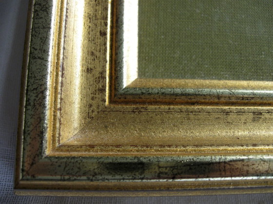 Image 1 of Paesaggio in miniatura dipinto su una piuma di uccello