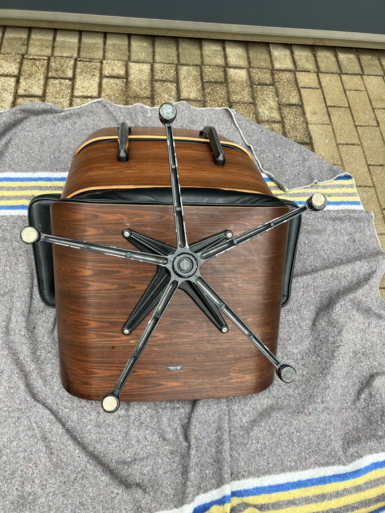 Image 1 of Sillón Eames de Herman Miller by Vitra con otomana. ¡De 1983 con factura! Rio Palissander