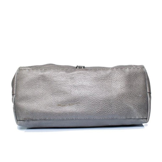 Image 1 of Fendi, silver selleria grand borhese leather handbag