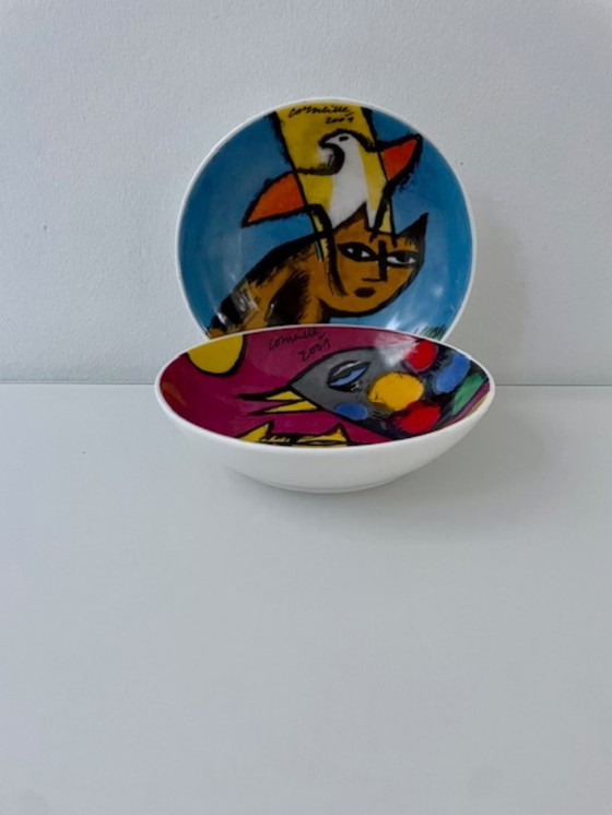 Image 1 of Set van 2 keramische kommetjes Corneille