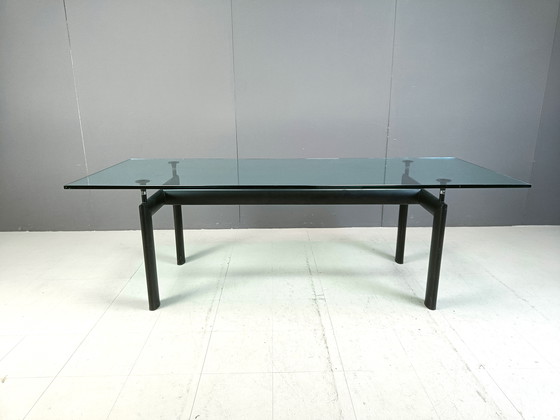 Image 1 of Lc6 Dining Table By Le Corbusier For Cassina, 1990S